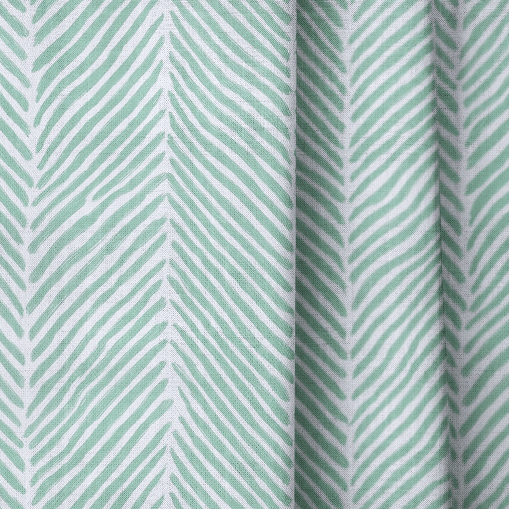 Junia Green - Curtain Panel - The Drapery