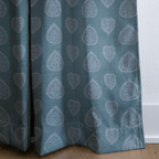 Juniper Blue - Curtain Panel - The Drapery