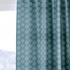 Juniper Blue - Curtain Panel - The Drapery