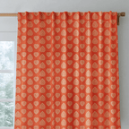Juniper Orange - Curtain Panel - The Drapery