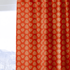 Juniper Orange - Curtain Panel - The Drapery