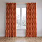 Juniper Orange - Curtain Panel - The Drapery