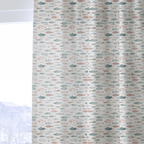 Just Keep Swimming - Curtain Panel - The Drapery