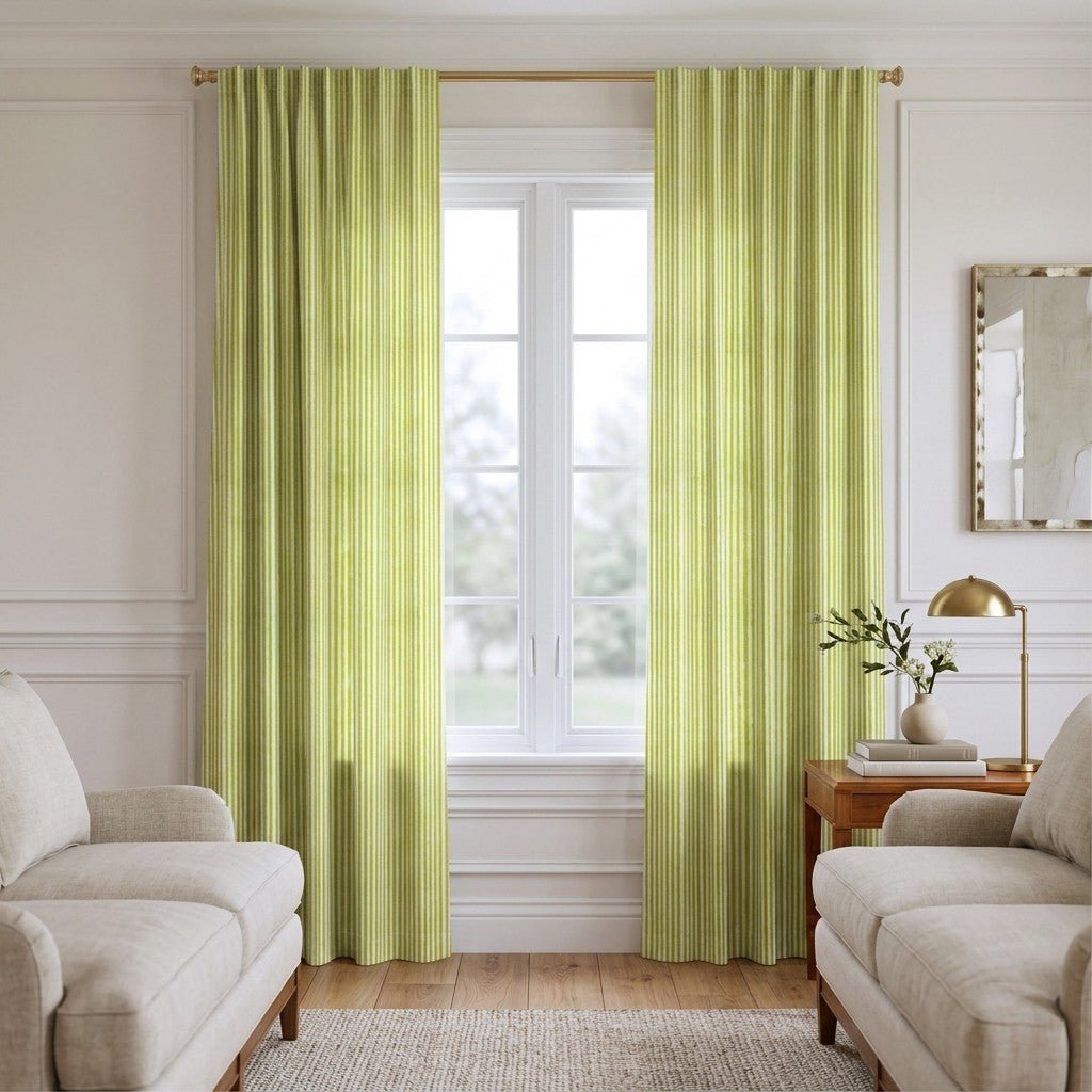 Kacey Stripes - Curtain Panel - The Drapery