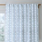 Kamden Blue - Curtain Panel - The Drapery