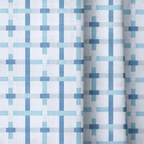 Kamden Blue - Curtain Panel - The Drapery