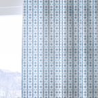 Kamden Blue - Curtain Panel - The Drapery