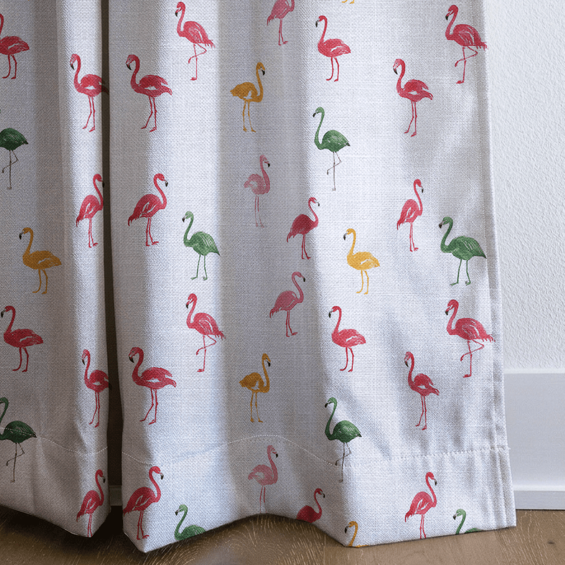 Keese Flamingo - Curtain Panel - The Drapery