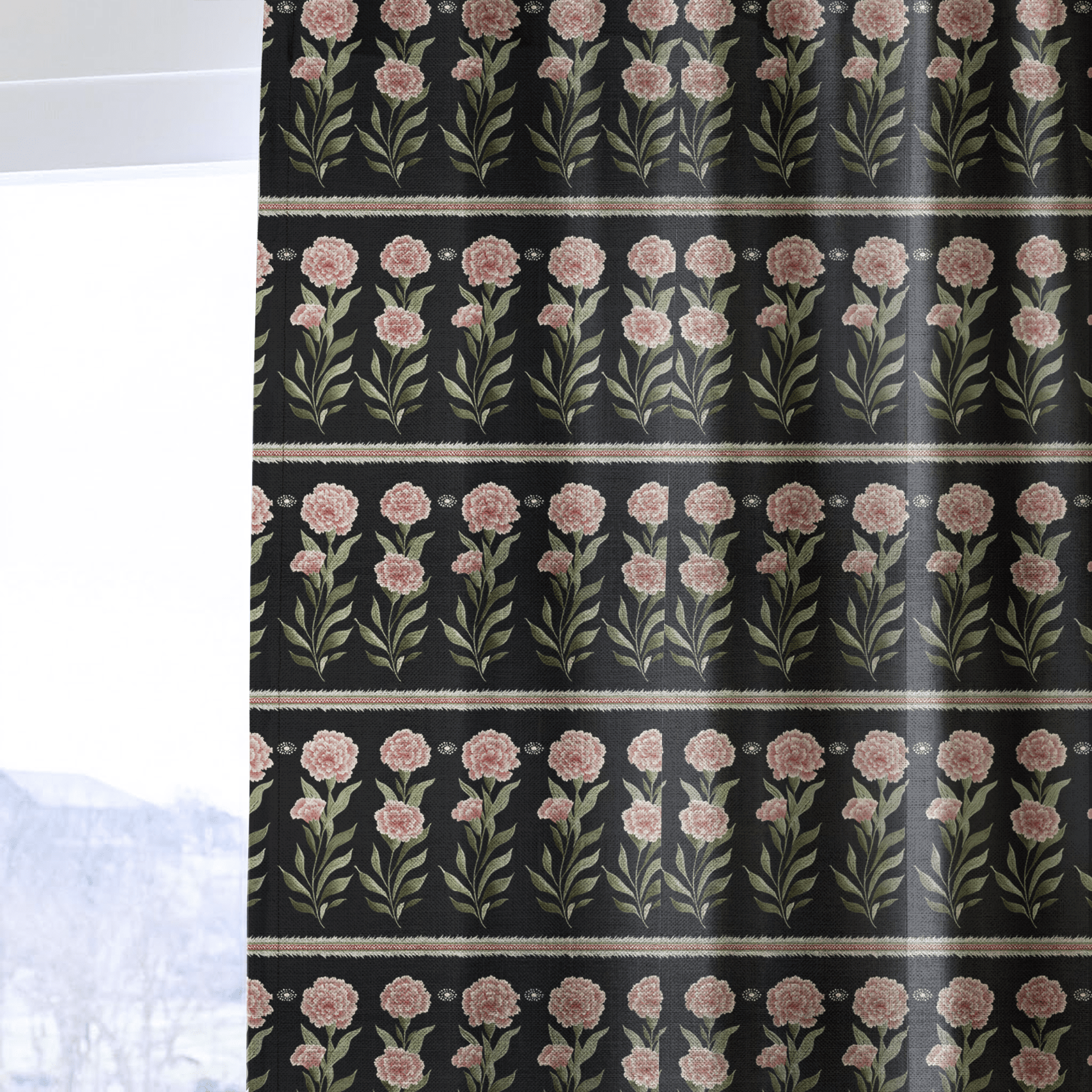 Kellhurst Bouquet - Curtain Panel - The Drapery
