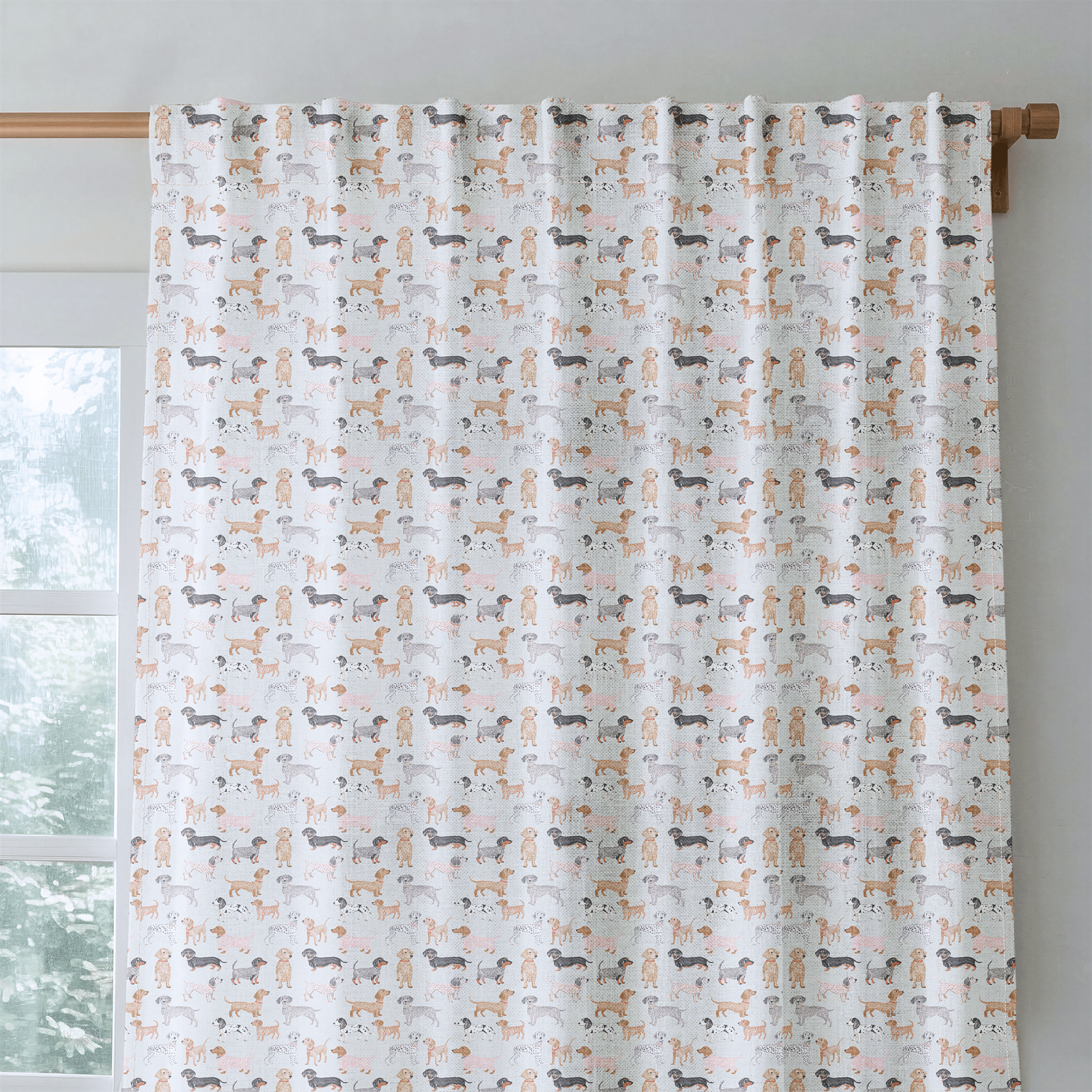 Kennel Block - Curtain Panel - The Drapery