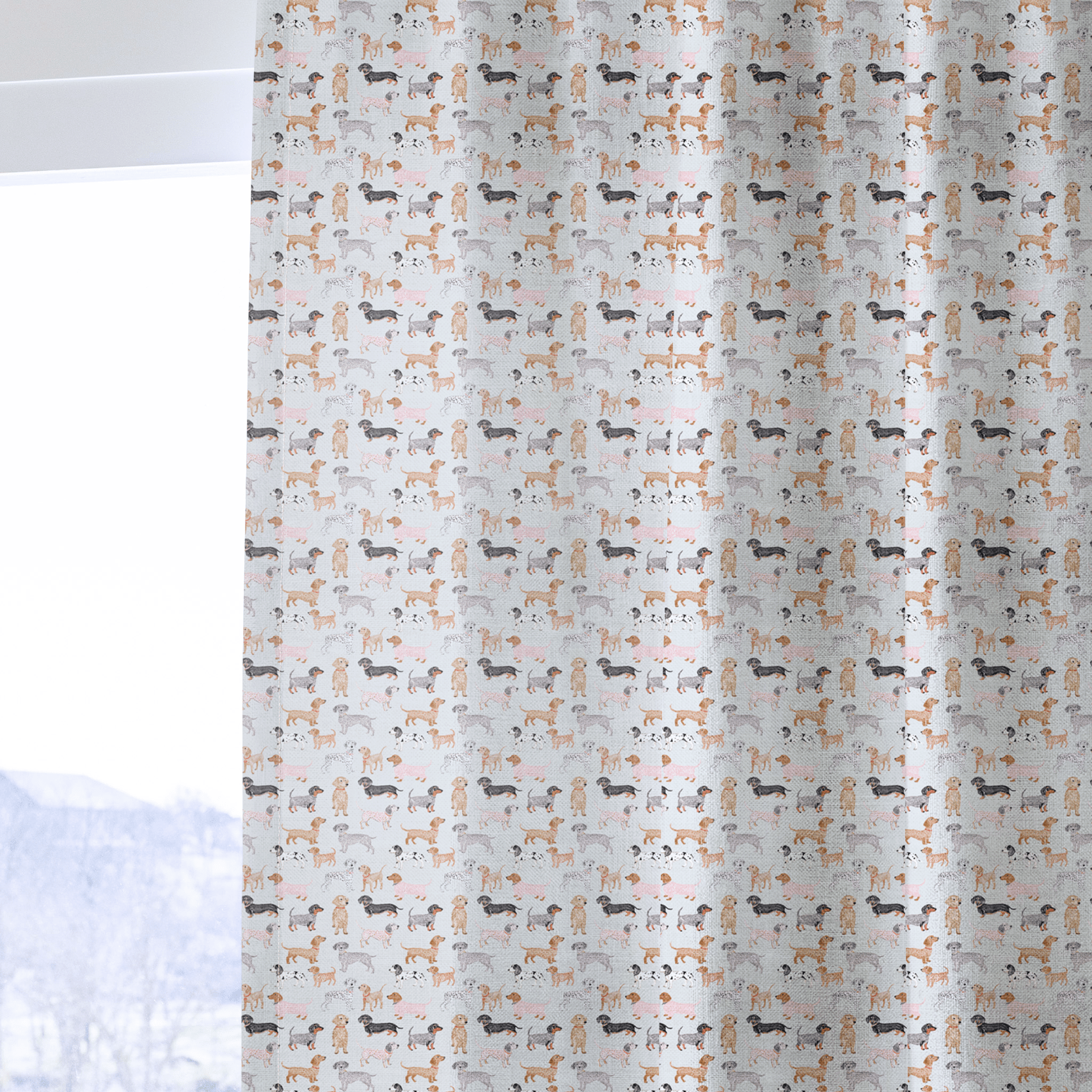 Kennel Block - Curtain Panel - The Drapery