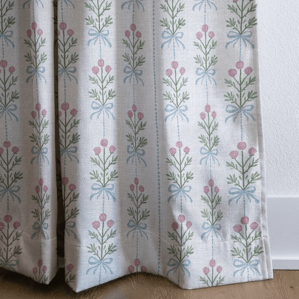 Kettering Blossoms - Curtain Panel - The Drapery