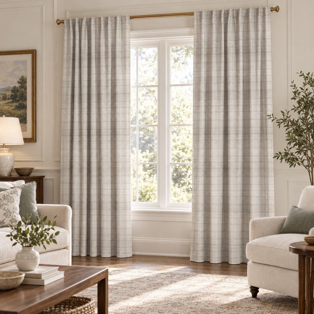 Kingsley Mist - Curtain Panel - The Drapery