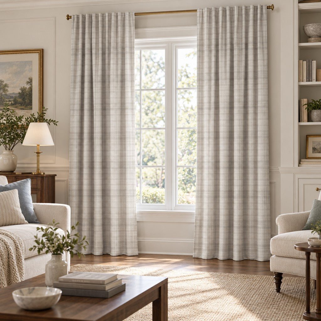 Kingsley Mist - Curtain Panel - The Drapery