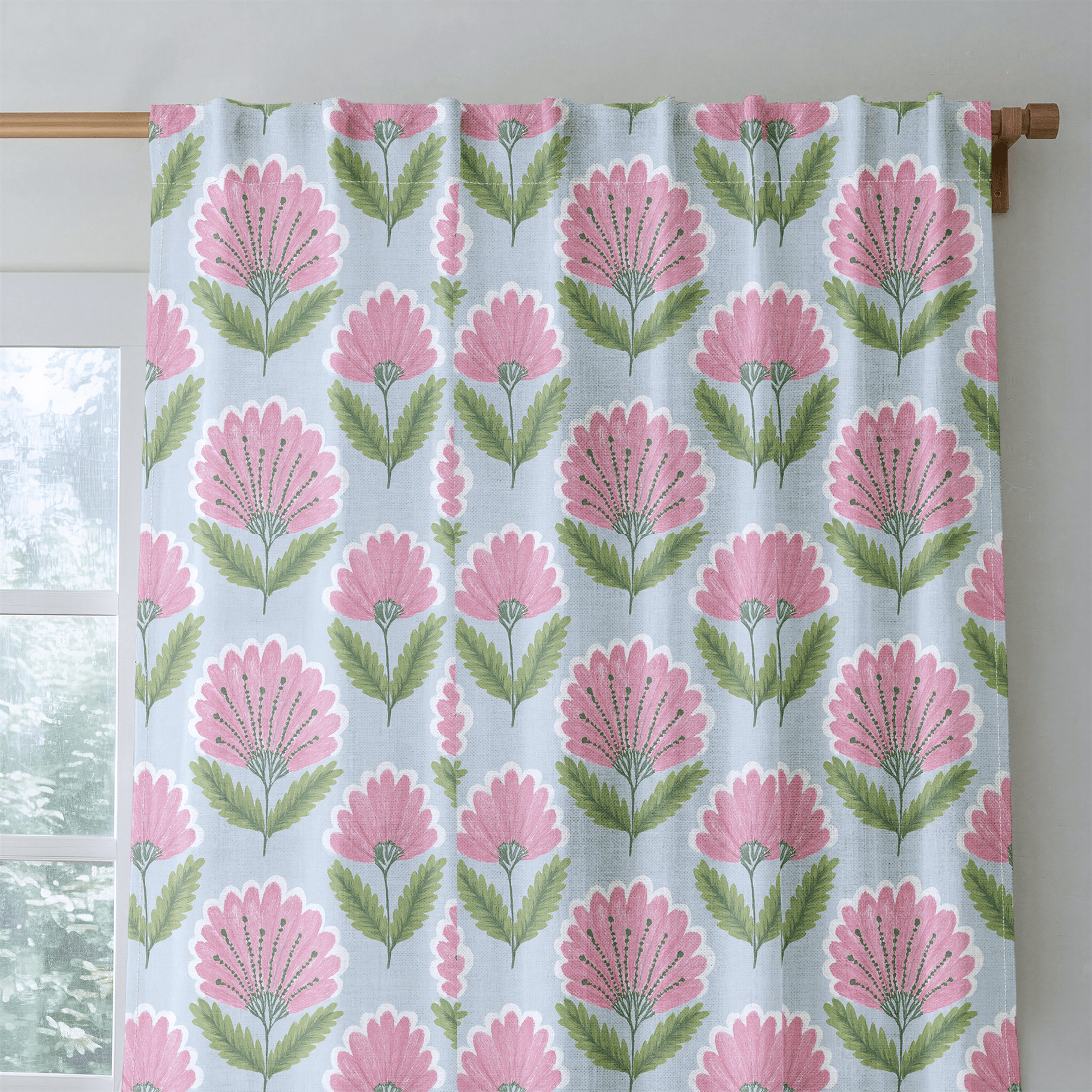 Kingsmere Blooms - Curtain Panel - The Drapery