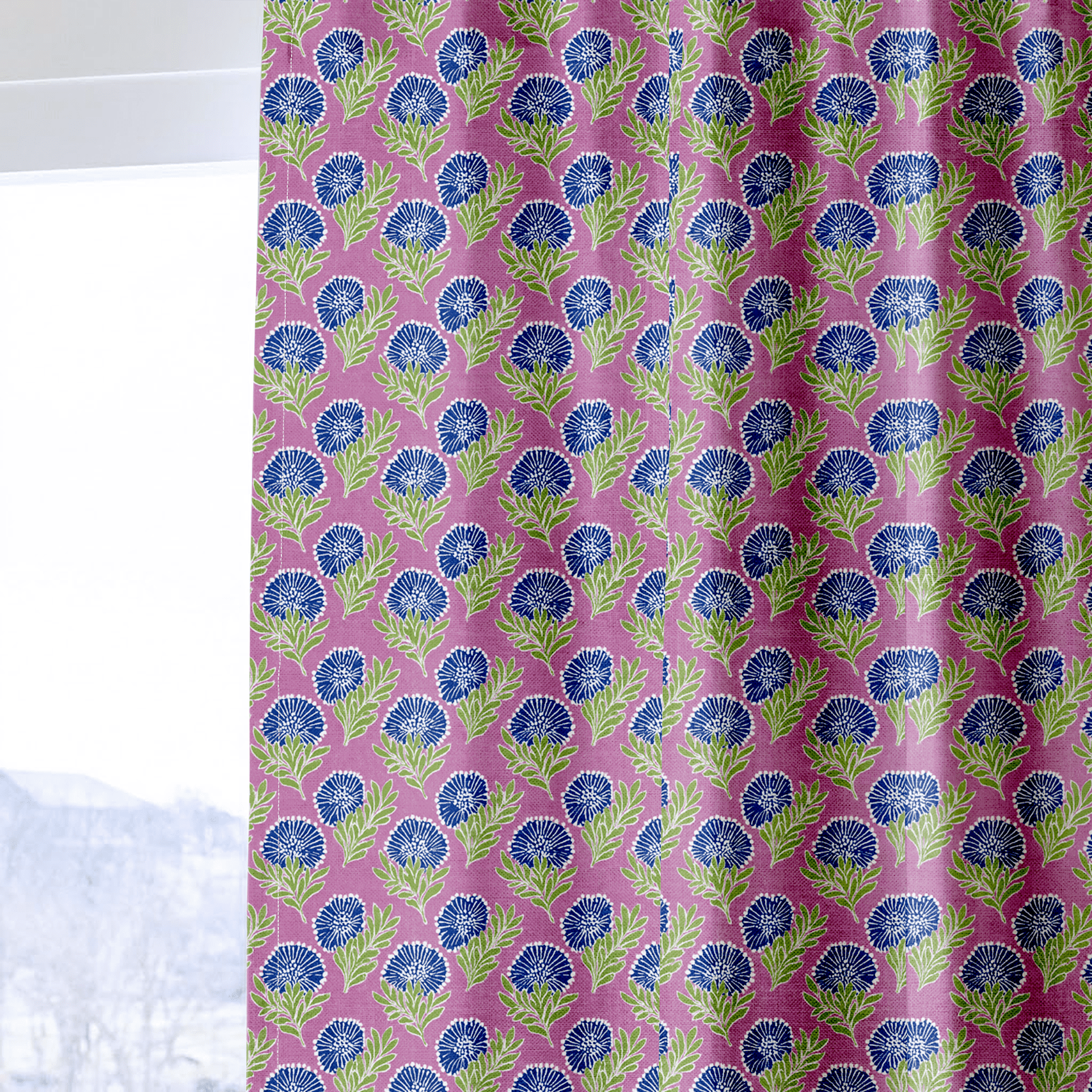 Kingswell Blooms - Curtain Panel - The Drapery