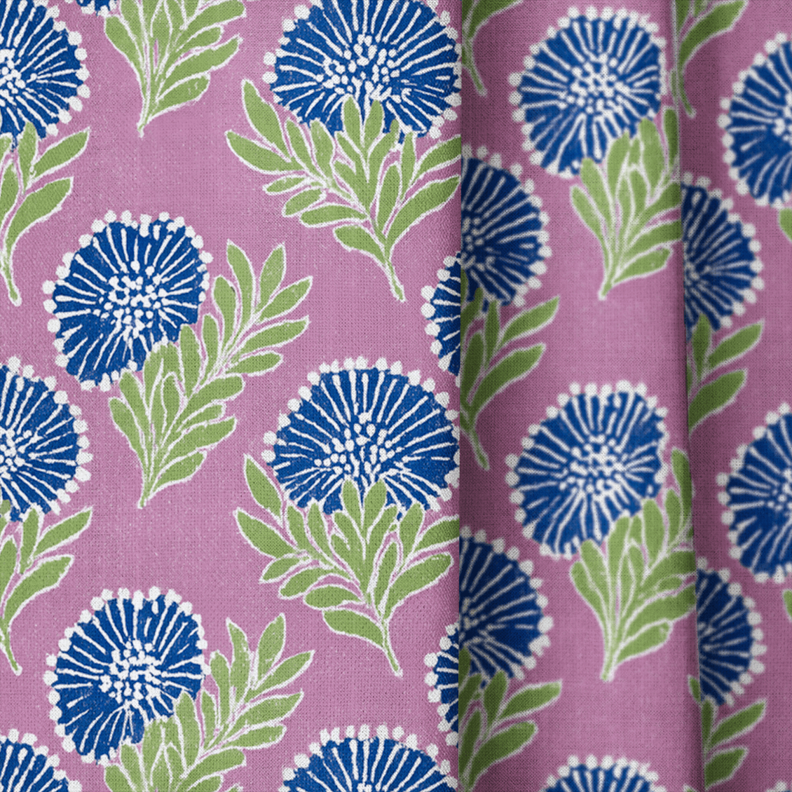 Kingswell Blooms - Curtain Panel - The Drapery