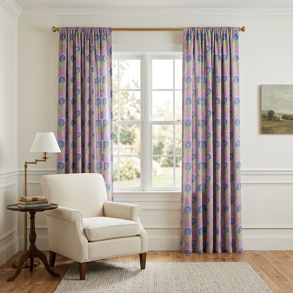 Kingswell Blooms - Curtain Panel - The Drapery
