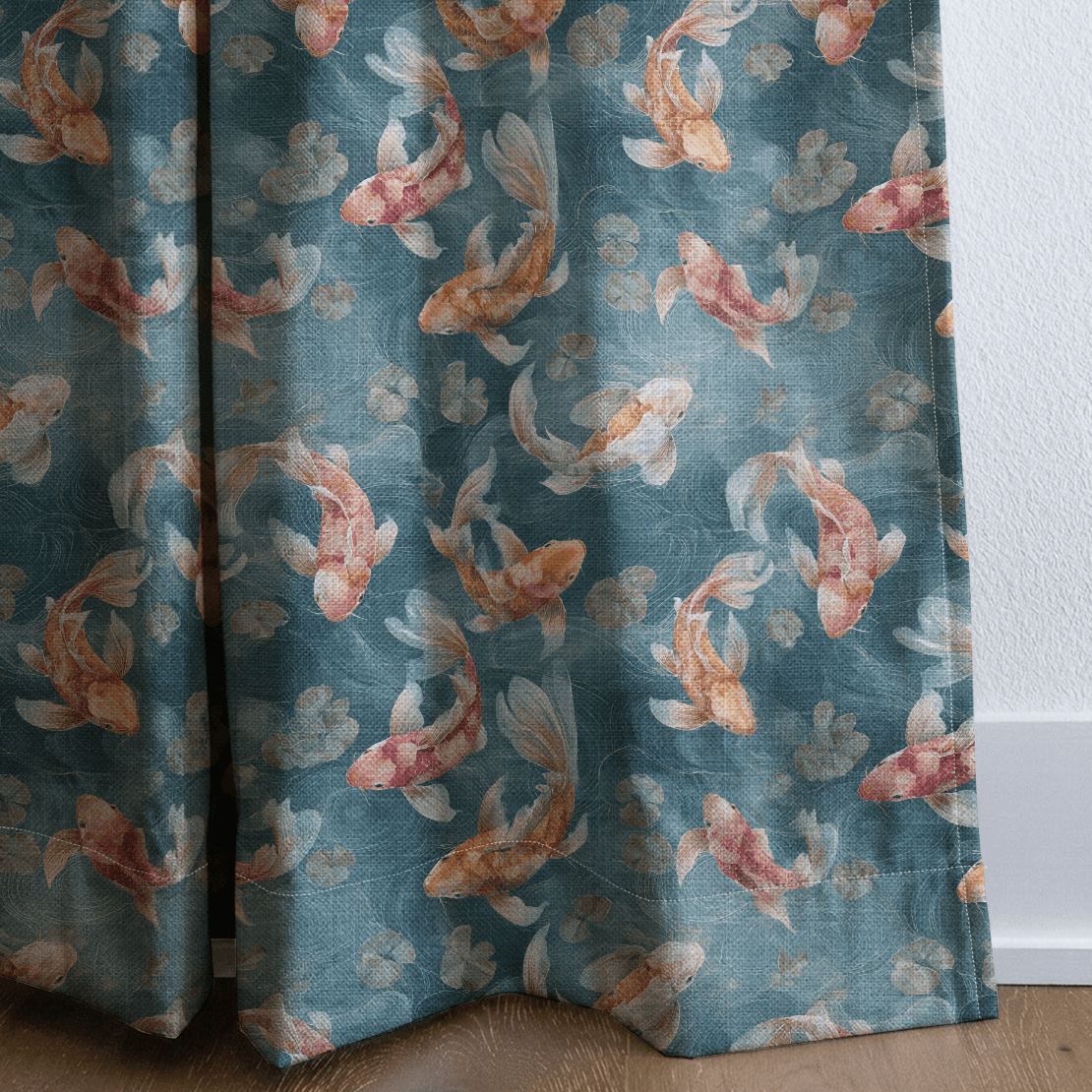Koi Pond - Curtain Panel - The Drapery