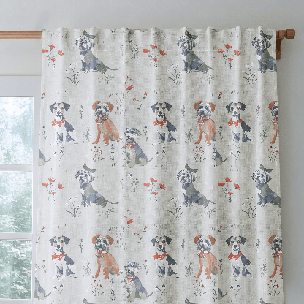 La Vie en Leash - Curtain Panel - The Drapery