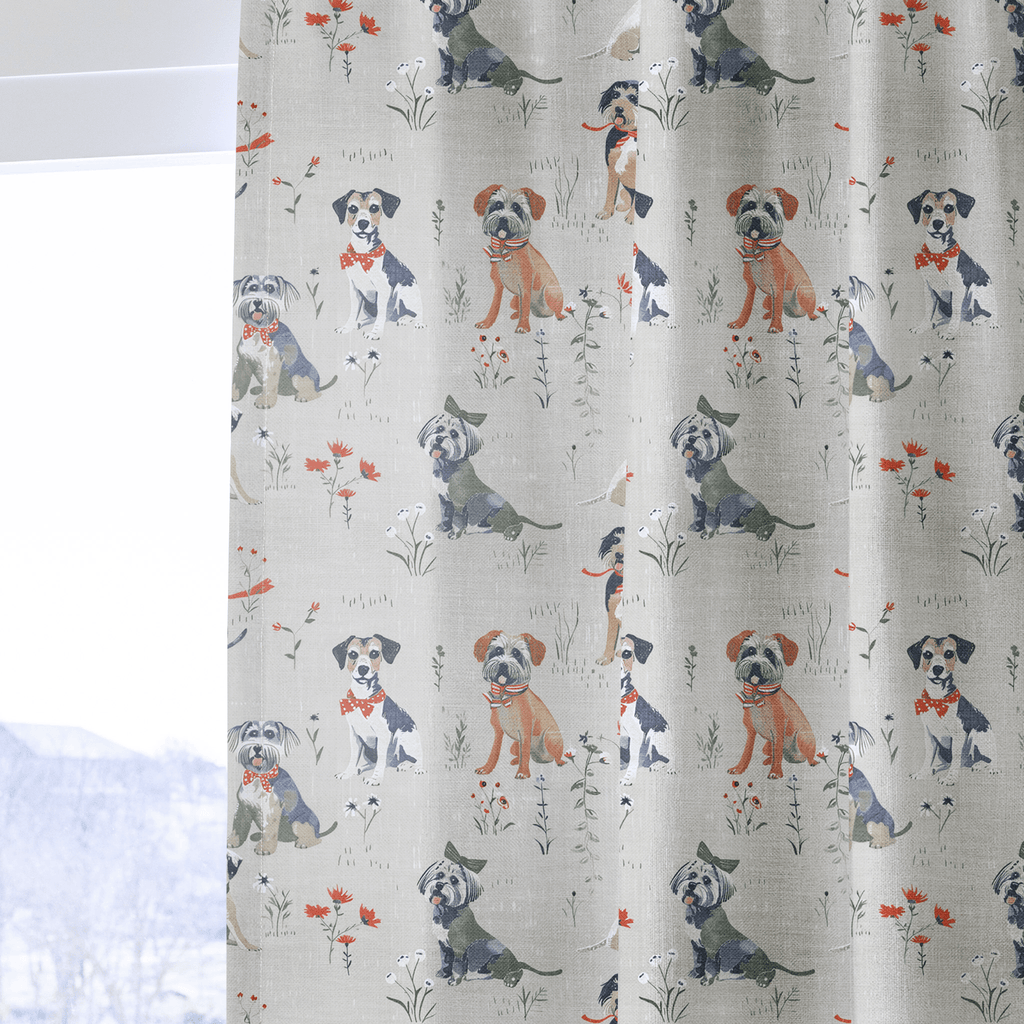 La Vie en Leash - Curtain Panel - The Drapery