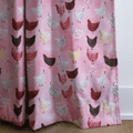 Lady Cluck - Curtain Panel - The Drapery