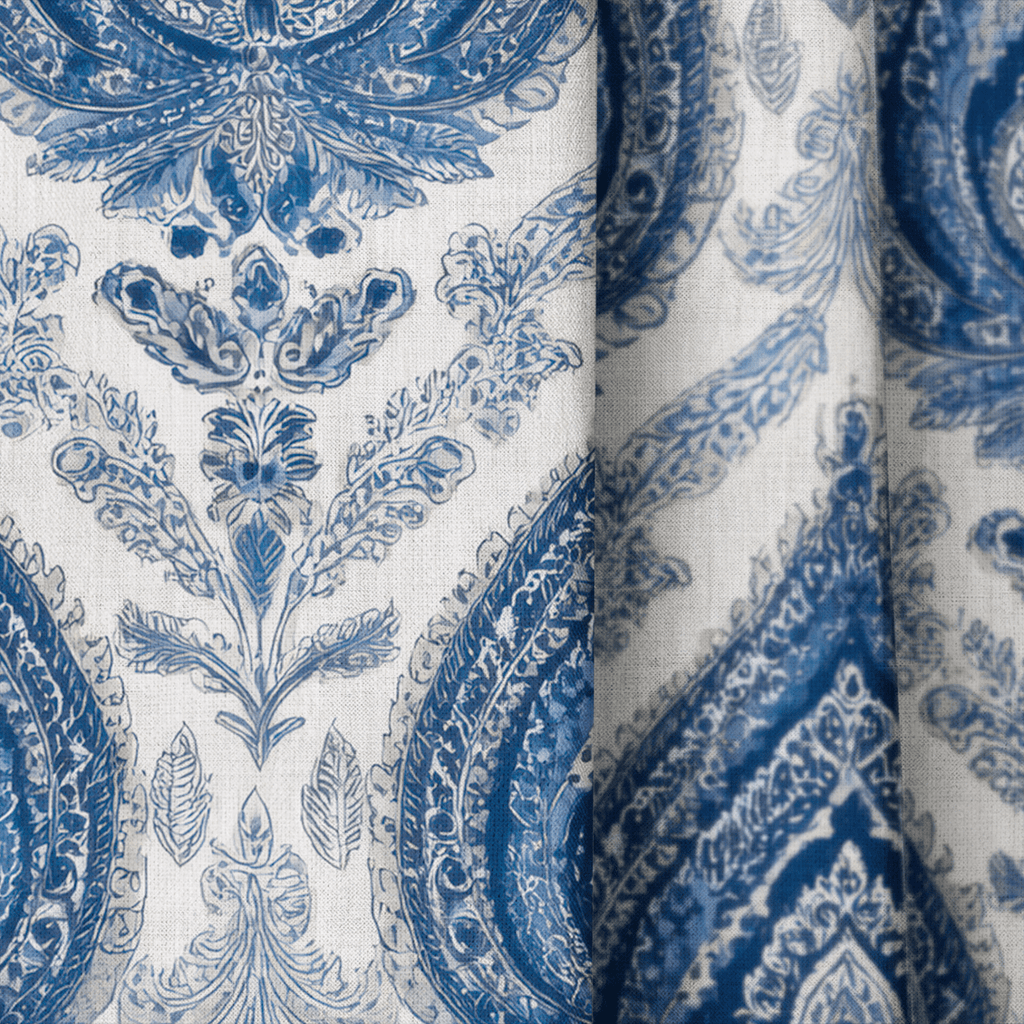 Lapis Vale - Curtain Panel - The Drapery