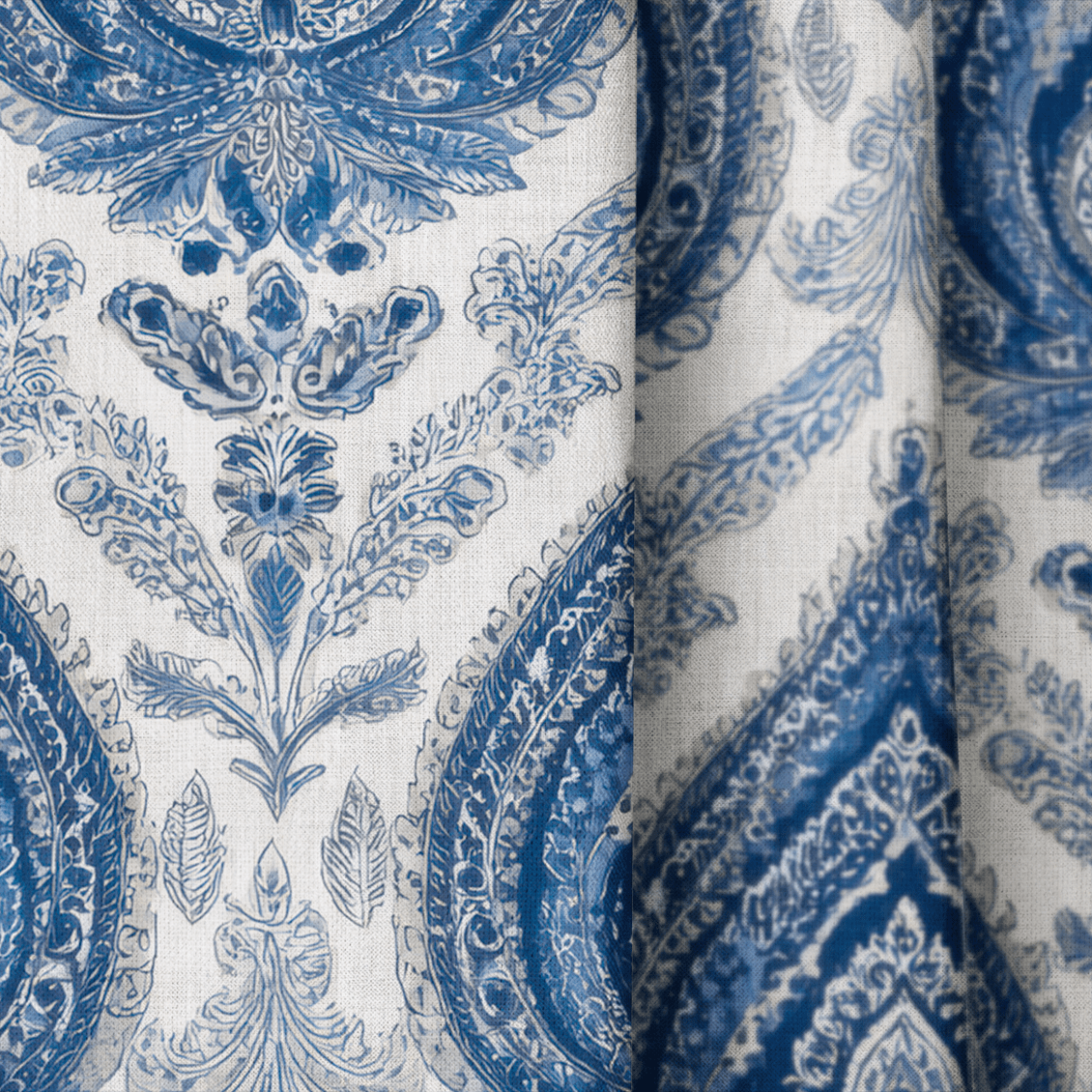 Lapis Vale - Curtain Panel - The Drapery