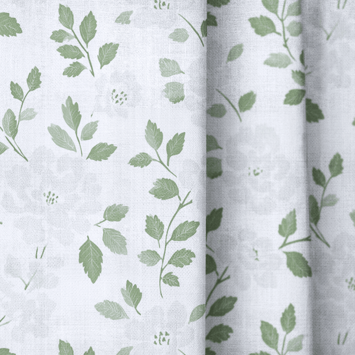 Larken Blooms - Curtain Panel - The Drapery