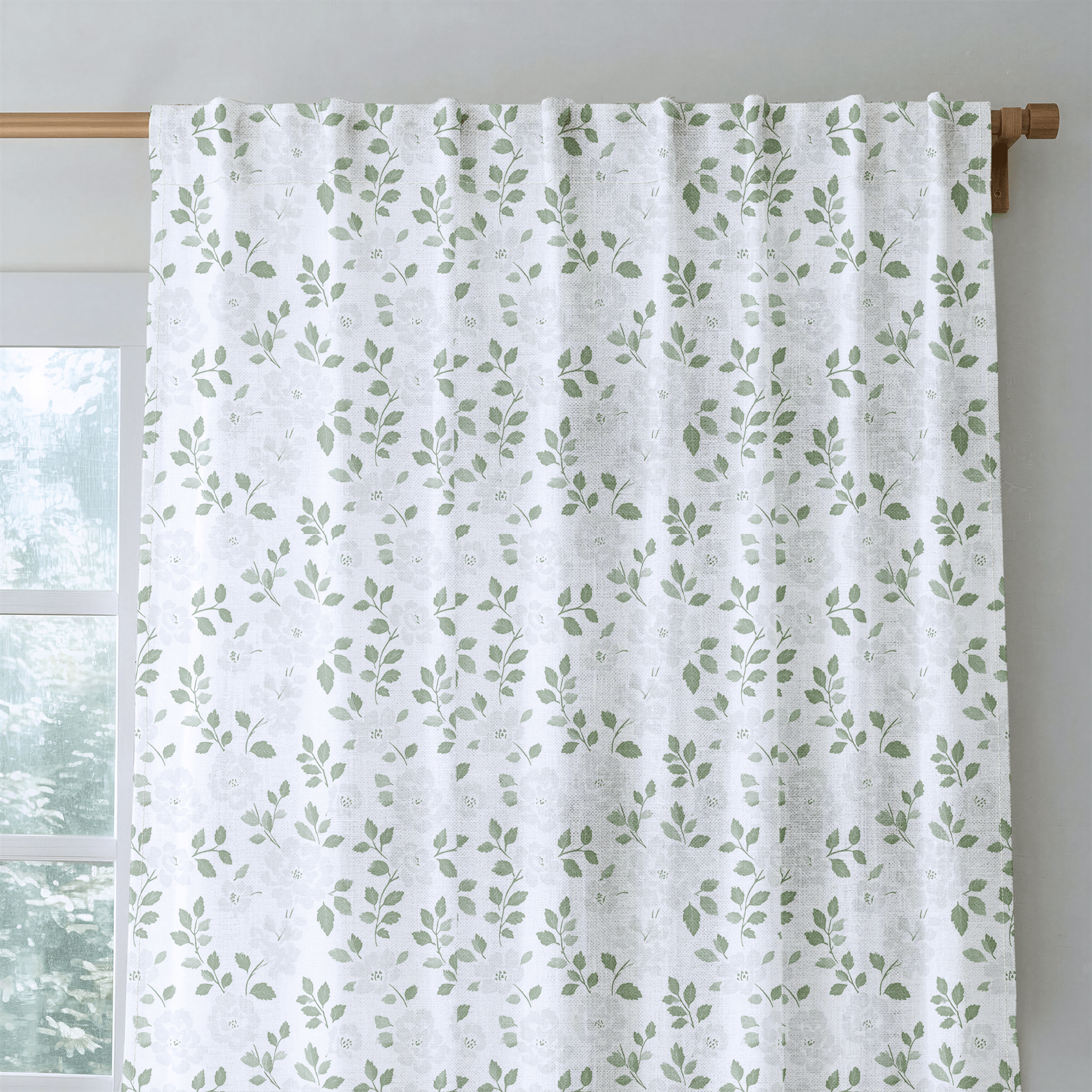 Larken Blooms - Curtain Panel - The Drapery