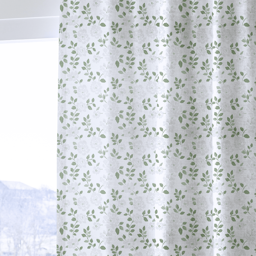 Larken Blooms - Curtain Panel - The Drapery