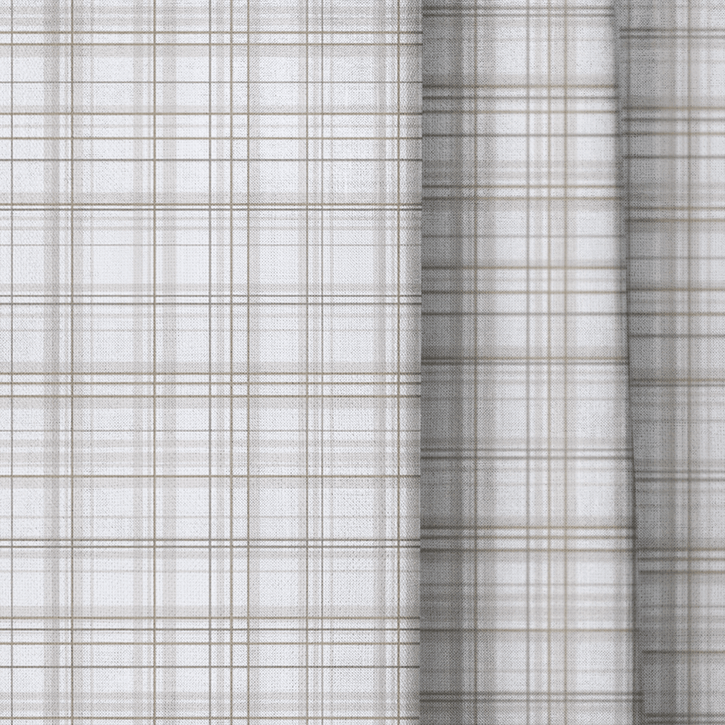 Larkspur Plaid - Curtain Panel - The Drapery