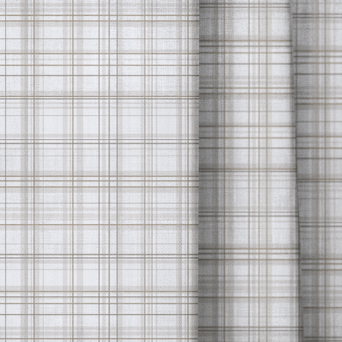 Larkspur Plaid - Curtain Panel - The Drapery