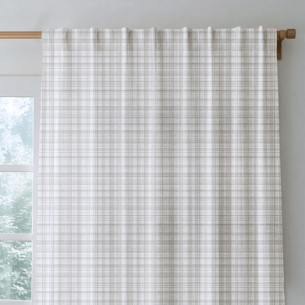 Larkspur Plaid - Curtain Panel - The Drapery