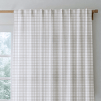 Larkspur Plaid - Curtain Panel - The Drapery