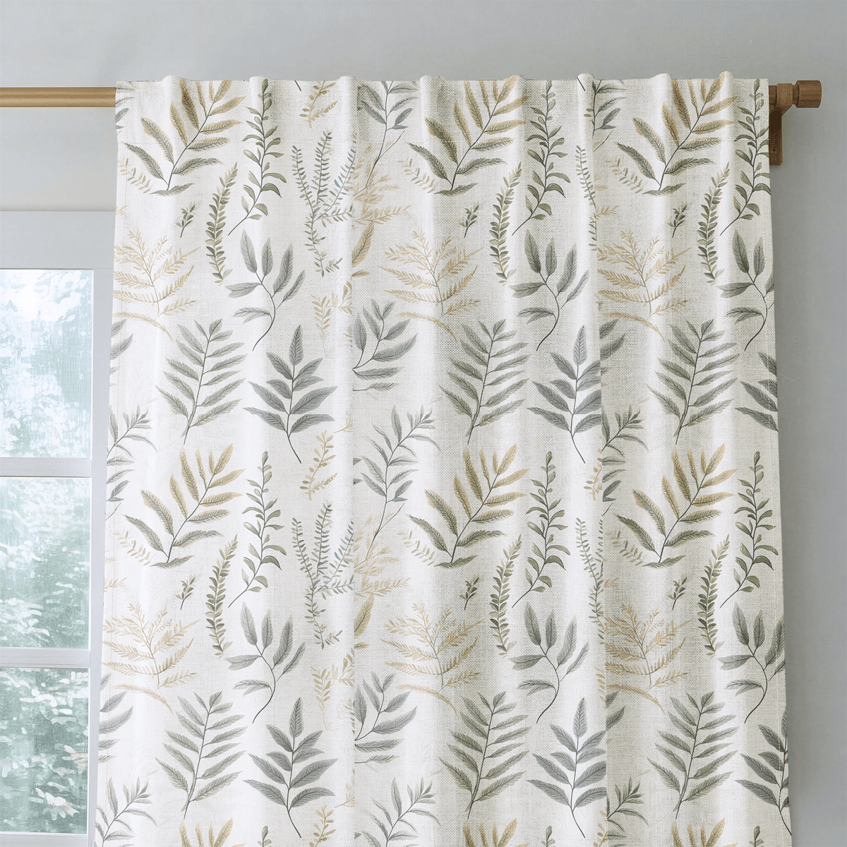Laurel Fern - Curtain Panel - The Drapery