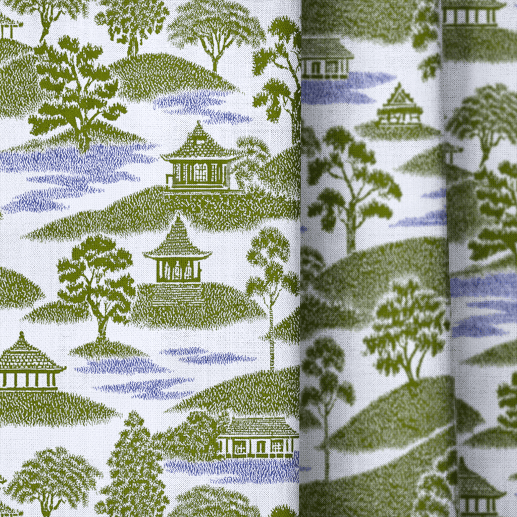 Laurel Toile - Curtain Panel - The Drapery
