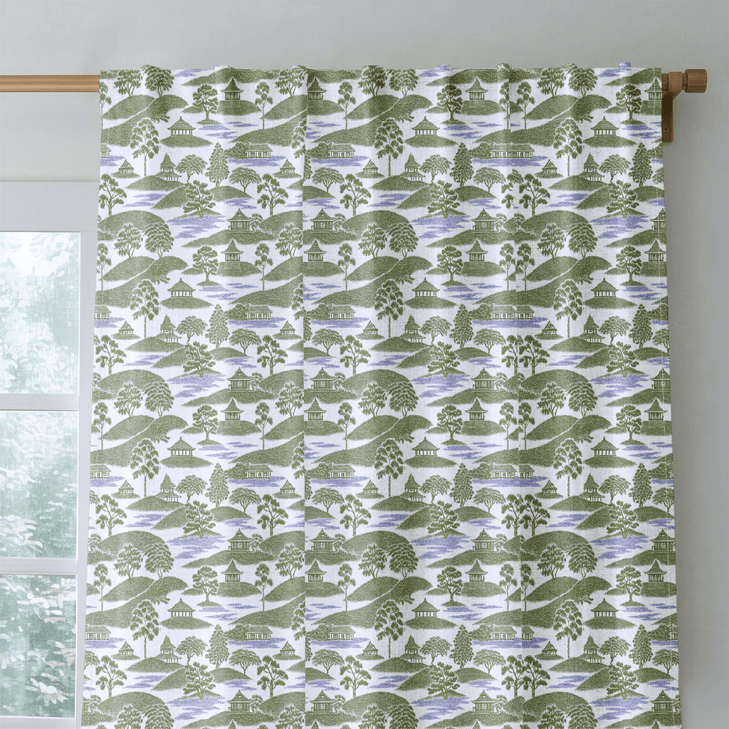 Laurel Toile - Curtain Panel - The Drapery