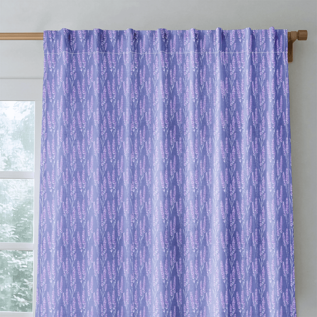 Lavendar Fields - Curtain Panel - The Drapery
