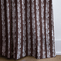 Leaf By Leaf - Chocolate - Curtain Panel - The Drapery