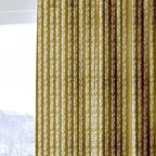 Leaf By Leaf - Golden Olive - Curtain Panel - The Drapery