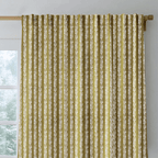 Leaf By Leaf - Golden Olive - Curtain Panel - The Drapery