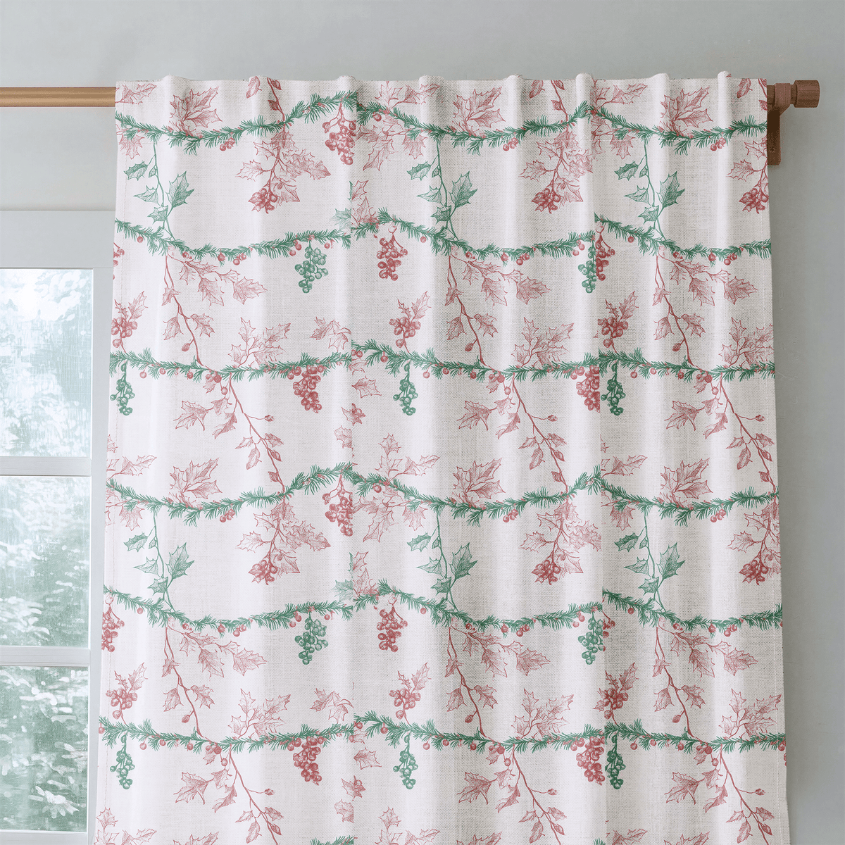 Leaf It to Joy - Curtain Panel - The Drapery
