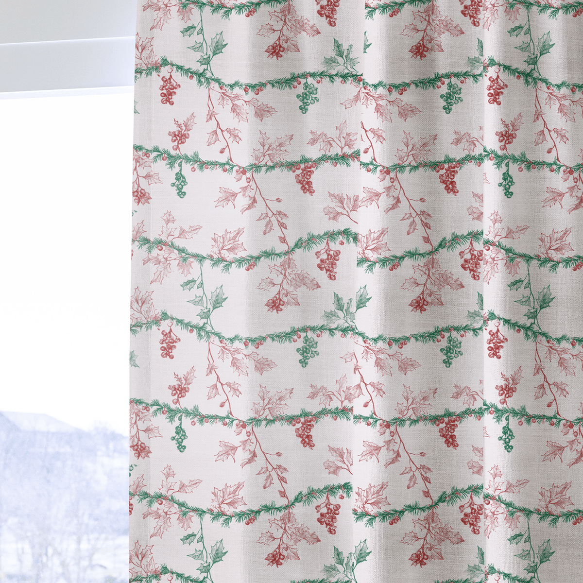 Leaf It to Joy - Curtain Panel - The Drapery