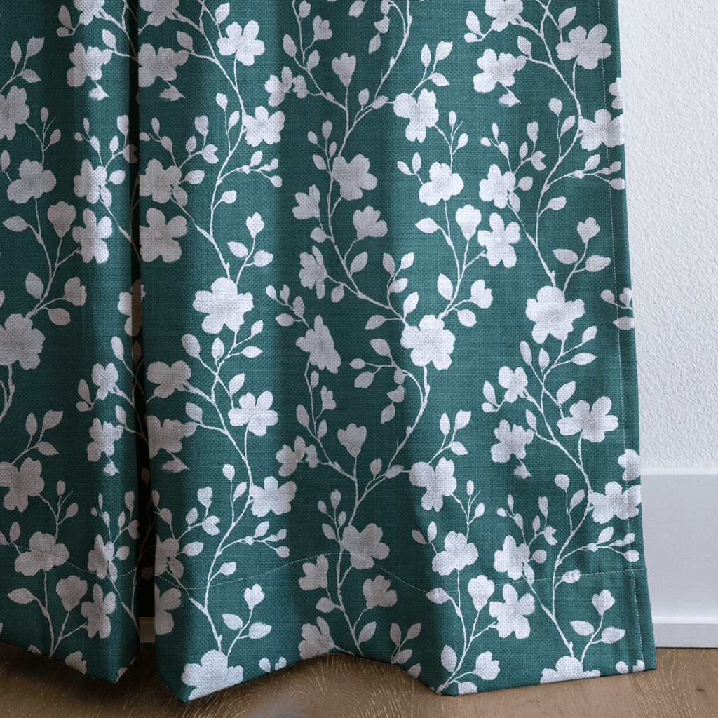 Leigh Blooms - Curtain Panel - The Drapery