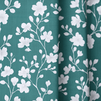 Leigh Blooms - Curtain Panel - The Drapery