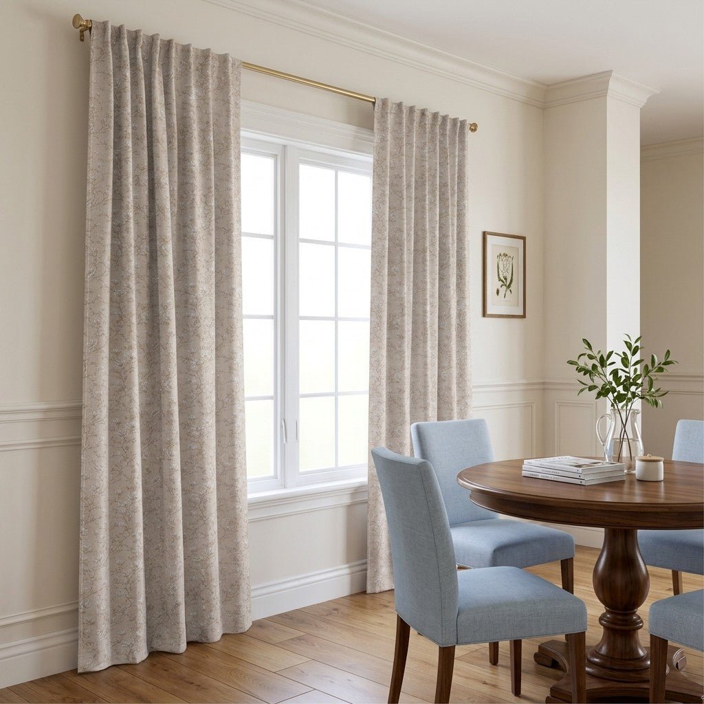 Leigh Blossoms - Curtain Panel - The Drapery