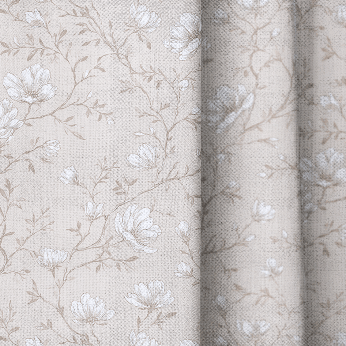 Leigh Blossoms - Curtain Panel - The Drapery
