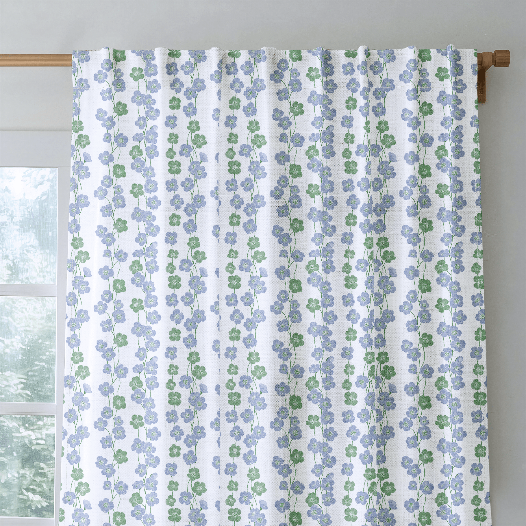 Leighline Blossom - Curtain Panel - The Drapery