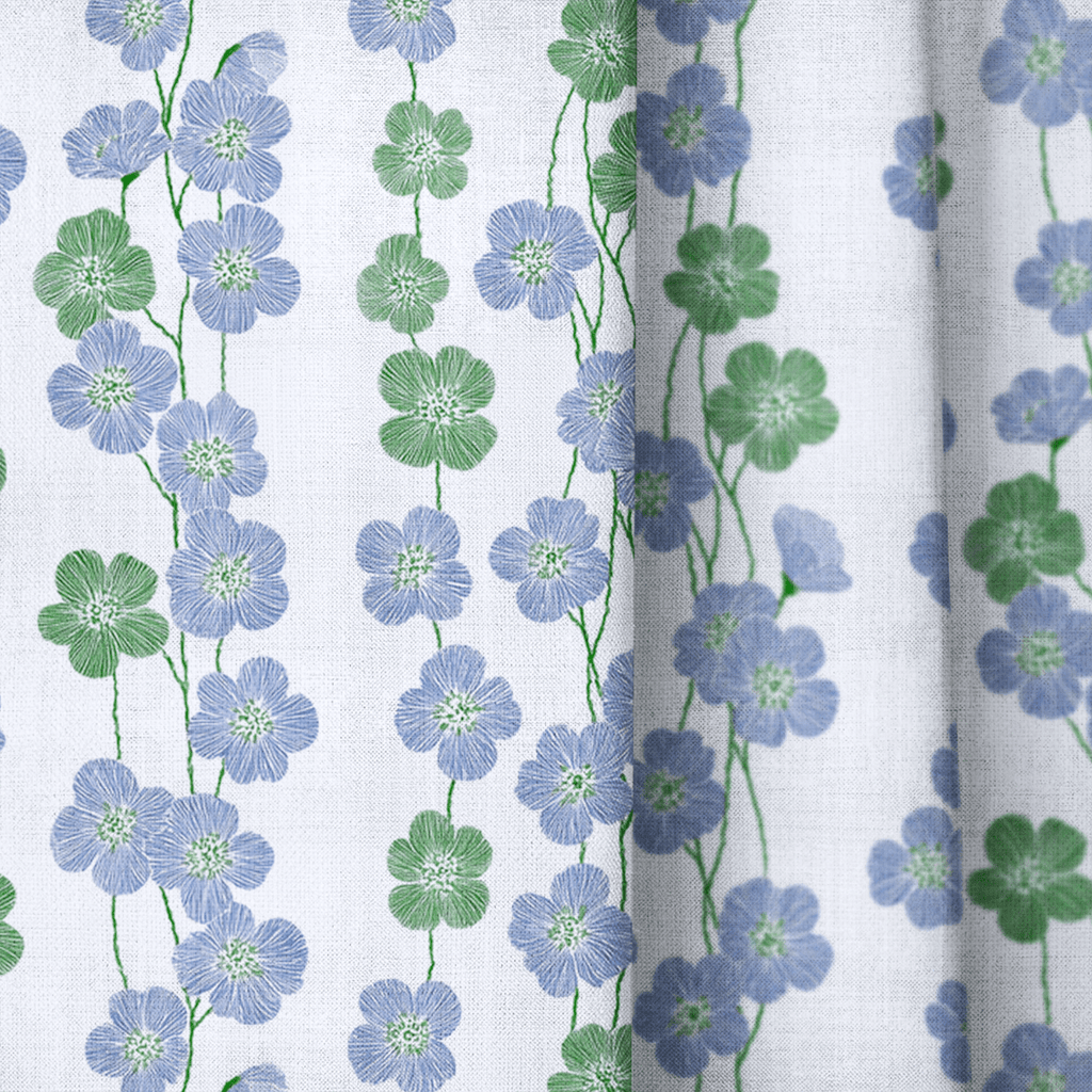 Leighline Blossom - Curtain Panel - The Drapery